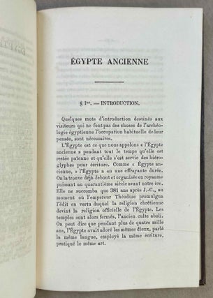 La galerie de l'Egypte ancienne à l'Exposition rétrospective du Trocadéro. Description sommaire.
