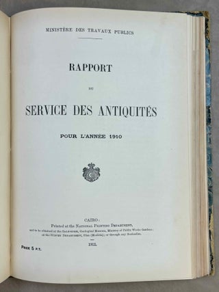 Rapports sur la marche du Service des Antiquit&eacute;s, de 1906 &agrave; 1915[newline]M12727-07.jpeg