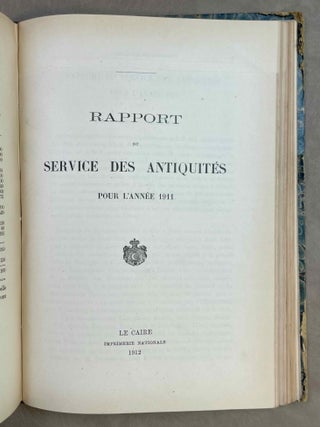 Rapports sur la marche du Service des Antiquit&eacute;s, de 1906 &agrave; 1915[newline]M12727-08.jpeg
