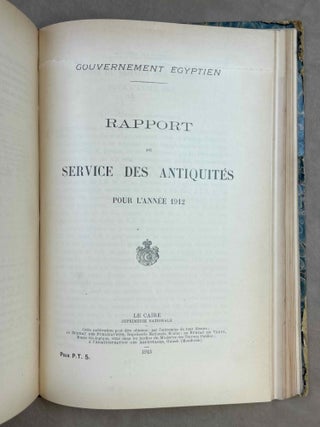 Rapports sur la marche du Service des Antiquit&eacute;s, de 1906 &agrave; 1915[newline]M12727-09.jpeg