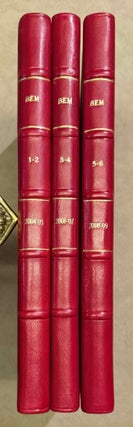 Item #M12732 Bulletin of the Egyptian Museum (BEM). Vol. 1 (2004) to 6 (2009) (all published)....