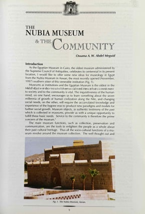 Bulletin of the Egyptian Museum (BEM). Vol. 1 (2004) to 6 (2009) (all published)