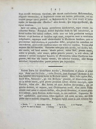 Abul Abbasi Amedis, Tulonidarum primi vita et res gestae. Ex codicibus MSS. Bibliothecae Lugduno Batavae editisque libris concinnavit et auctorum testimonia adjecit.[newline]M12738-09.jpeg