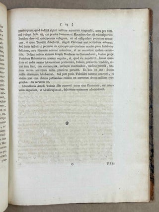 Abul Abbasi Amedis, Tulonidarum primi vita et res gestae. Ex codicibus MSS. Bibliothecae Lugduno Batavae editisque libris concinnavit et auctorum testimonia adjecit.[newline]M12738-10.jpeg
