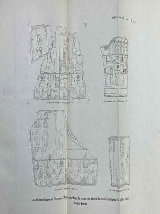 Vorl&auml;ufiger Bericht &uuml;ber die Ausgrabungen bei Abusir im Winter 1898/99, von Heinrich Sch&auml;fer. [with:] Vorl&auml;ufiger Bericht &uuml;ber die Ausgrabungen bei Abusir im Winter 1899/1900. I: Das Re__Heiligtum des K&ouml;nigs Ne-woser-re, von Ludwig Borchardt. II: Versuchsgrabung im Tempel der Pyramide des K&ouml;nigs Nefer-er-ke-re, von Heinrich Sch&auml;fer. [with:] Vorl&auml;ufiger Bericht &uuml;ber die Ausgrabungen bei Abusir im Winter 1900/1901, von Ludwig Borchardt und Heinrich Sch&auml;fer.[newline]M12747-12.jpeg