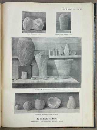 Vorl&auml;ufiger Bericht &uuml;ber die Ausgrabungen bei Abusir im Winter 1898/99, von Heinrich Sch&auml;fer. [with:] Vorl&auml;ufiger Bericht &uuml;ber die Ausgrabungen bei Abusir im Winter 1899/1900. I: Das Re__Heiligtum des K&ouml;nigs Ne-woser-re, von Ludwig Borchardt. II: Versuchsgrabung im Tempel der Pyramide des K&ouml;nigs Nefer-er-ke-re, von Heinrich Sch&auml;fer. [with:] Vorl&auml;ufiger Bericht &uuml;ber die Ausgrabungen bei Abusir im Winter 1900/1901, von Ludwig Borchardt und Heinrich Sch&auml;fer.[newline]M12747-13.jpeg