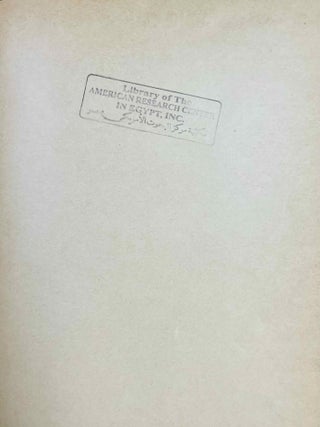 Le tombeau de P&eacute;tosiris. Rapports pr&eacute;liminaires et &eacute;tudes, 1920-1923.