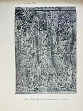 Le tombeau de P&eacute;tosiris. Rapports pr&eacute;liminaires et &eacute;tudes, 1920-1923.