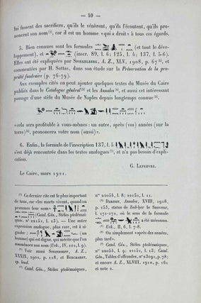 Le tombeau de Pétosiris. Rapports préliminaires et études, 1920-1923.