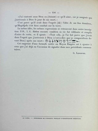 Le tombeau de P&eacute;tosiris. Rapports pr&eacute;liminaires et &eacute;tudes, 1920-1923.