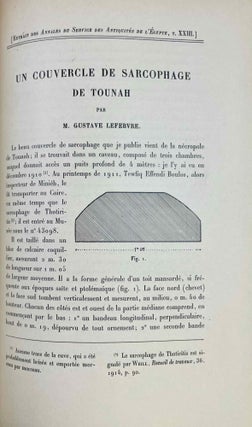Le tombeau de Pétosiris. Rapports préliminaires et études, 1920-1923.