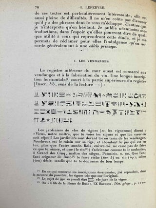 Le tombeau de P&eacute;tosiris. Rapports pr&eacute;liminaires et &eacute;tudes, 1920-1923.