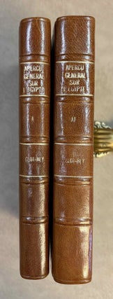 Item #M12787a Aperçu général sur l'Egypte. Vol. I & II (complete set). CLOT-BEY...