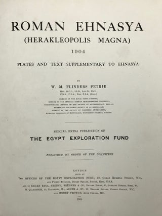 Ehnasya. 1904, with the supplement: Roman Ehnasya.[newline]M1280d-15.jpg