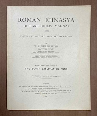 Item #M1281b Roman Ehnasya (Herakleopolis Magna). 1904. Plates and text supplementary to Ehnasya....[newline]M1281b-00.jpeg