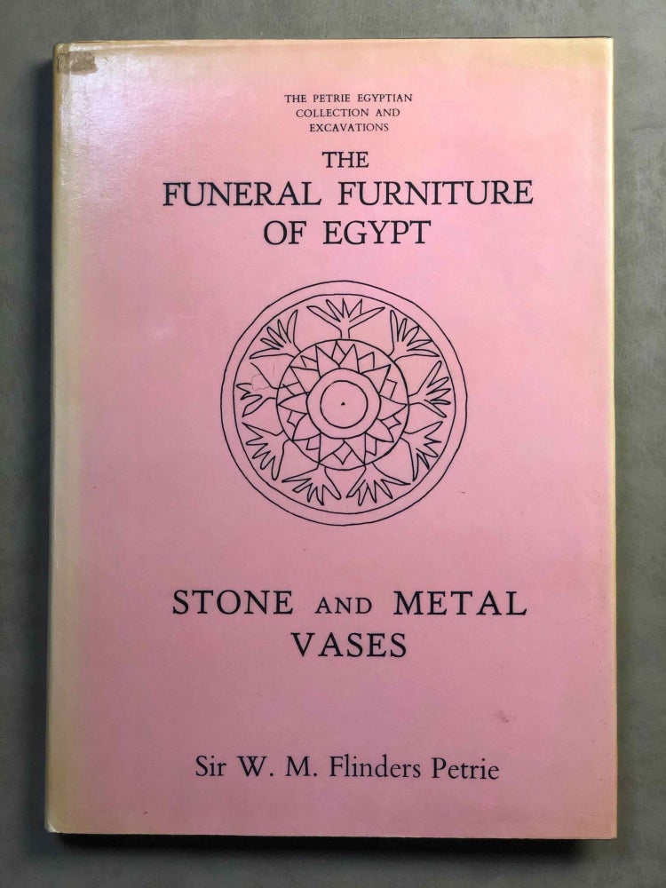 Item #M1282a The funeral furniture of Egypt & Stone and metal vases. PETRIE William M. Flinders.[newline]M1282a.jpg