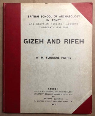 Item #M1284e Gizeh and Rifeh. PETRIE William M. Flinders[newline]M1284e.jpg