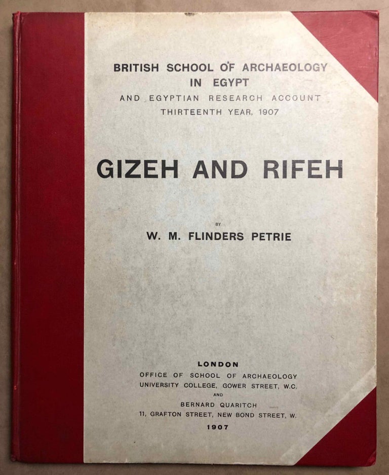 Item #M1284e Gizeh and Rifeh. PETRIE William M. Flinders.[newline]M1284e.jpg