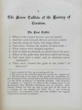 Enuma Elish. The seven tablets of creation. Or: The Babylonian and Assyrian legends concerning the creation of the world and of mankind.[newline]M12867-12.jpeg