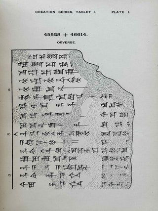 Enuma Elish. The seven tablets of creation. Or: The Babylonian and Assyrian legends concerning the creation of the world and of mankind.[newline]M12867-18.jpeg