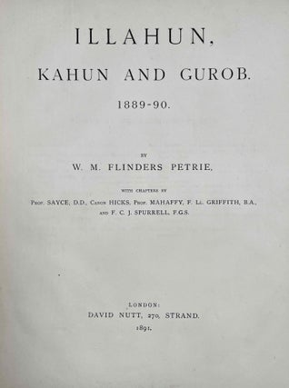 Illahun, Kahun and Gurob. 1889-90[newline]M1289e-02.jpeg