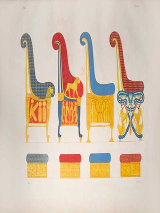 I monumenti dell'Egitto e della Nubia. Disegnati dalla spedizione scientifico-letteraria Toscana in Egitto. Testo: Vol. I: Monumenti storici. Vol. II: Monumenti civili. Vol. III: Monumenti del culto. Tavole I-III (complete set)
