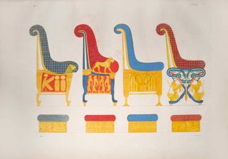 I monumenti dell'Egitto e della Nubia. Disegnati dalla spedizione scientifico-letteraria Toscana in Egitto. Testo: Vol. I: Monumenti storici. Vol. II: Monumenti civili. Vol. III: Monumenti del culto. Tavole I-III (complete set)