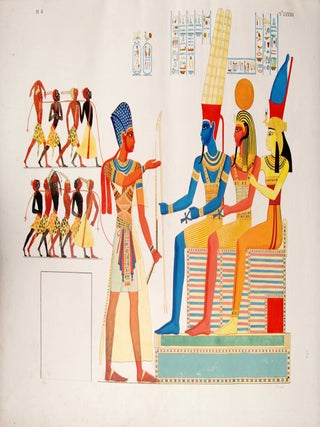 I monumenti dell'Egitto e della Nubia. Disegnati dalla spedizione scientifico-letteraria Toscana in Egitto. Testo: Vol. I: Monumenti storici. Vol. II: Monumenti civili. Vol. III: Monumenti del culto. Tavole I-III (complete set)