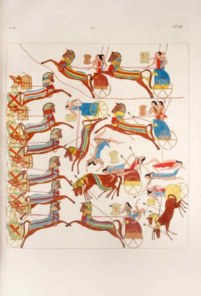 I monumenti dell'Egitto e della Nubia. Disegnati dalla spedizione scientifico-letteraria Toscana in Egitto. Testo: Vol. I: Monumenti storici. Vol. II: Monumenti civili. Vol. III: Monumenti del culto. Tavole I-III (complete set)