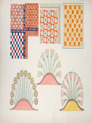I monumenti dell'Egitto e della Nubia. Disegnati dalla spedizione scientifico-letteraria Toscana in Egitto. Testo: Vol. I: Monumenti storici. Vol. II: Monumenti civili. Vol. III: Monumenti del culto. Tavole I-III (complete set)