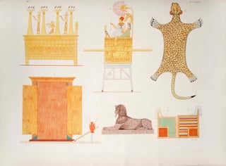 I monumenti dell'Egitto e della Nubia. Disegnati dalla spedizione scientifico-letteraria Toscana in Egitto. Testo: Vol. I: Monumenti storici. Vol. II: Monumenti civili. Vol. III: Monumenti del culto. Tavole I-III (complete set)
