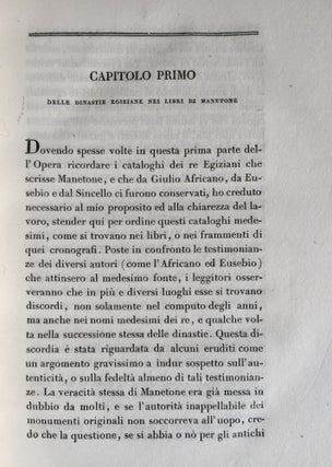 I monumenti dell'Egitto e della Nubia. Disegnati dalla spedizione scientifico-letteraria Toscana in Egitto. Testo: Vol. I: Monumenti storici. Vol. II: Monumenti civili. Vol. III: Monumenti del culto. Tavole I-III (complete set)