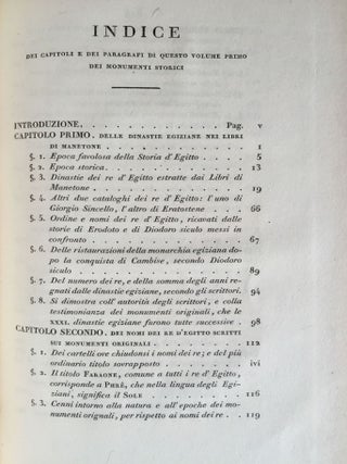 I monumenti dell'Egitto e della Nubia. Disegnati dalla spedizione scientifico-letteraria Toscana in Egitto. Testo: Vol. I: Monumenti storici. Vol. II: Monumenti civili. Vol. III: Monumenti del culto. Tavole I-III (complete set)