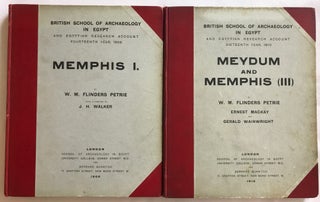 Item #M1294a Memphis series, set of 2 volumes. Vol. I: Memphis I. Vol. III: Meydum and Memphis...[newline]M1294a.jpg