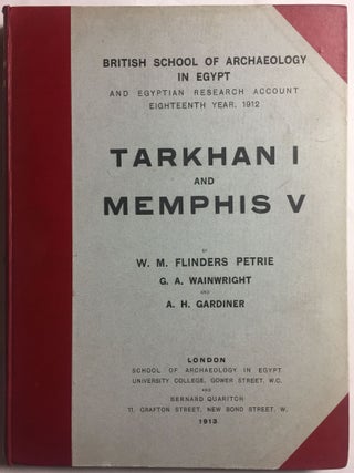 Memphis series, complete set of 7 volumes. Vol. I: Memphis I. Vol. II: The palace of Apries (Memphis II). Vol. III: Meydum and Memphis III. Vol. IV: Roman portraits and Memphis (IV). Vol. V: Tarkhan I and Memphis (V). Vol. VI: Riqqeh and Memphis VI. Vol. VII: Tarkhan II.[newline]M1294c-41.jpg