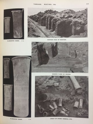 Memphis series, complete set of 7 volumes. Vol. I: Memphis I. Vol. II: The palace of Apries (Memphis II). Vol. III: Meydum and Memphis III. Vol. IV: Roman portraits and Memphis (IV). Vol. V: Tarkhan I and Memphis (V). Vol. VI: Riqqeh and Memphis VI. Vol. VII: Tarkhan II.[newline]M1294c-51.jpg