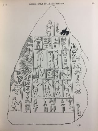 Memphis series, complete set of 7 volumes. Vol. I: Memphis I. Vol. II: The palace of Apries (Memphis II). Vol. III: Meydum and Memphis III. Vol. IV: Roman portraits and Memphis (IV). Vol. V: Tarkhan I and Memphis (V). Vol. VI: Riqqeh and Memphis VI. Vol. VII: Tarkhan II.[newline]M1294c-64.jpg