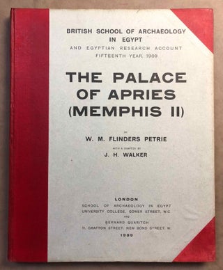 Memphis series, set of 4 volumes. Vol. I: Memphis (I). Vol. II: The palace of Apries (Memphis II). Vol. III: Meydum and Memphis (III). Vol. IV: Roman portraits and Memphis (IV).[newline]M1294f-12.jpg