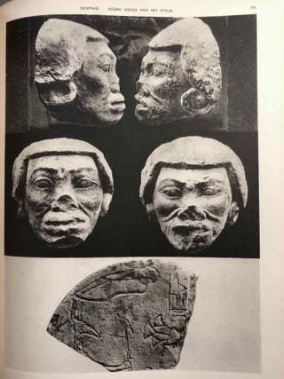 Memphis series, set of 4 volumes. Vol. I: Memphis (I). Vol. II: The palace of Apries (Memphis II). Vol. III: Meydum and Memphis (III). Vol. IV: Roman portraits and Memphis (IV).[newline]M1294f-23.jpg