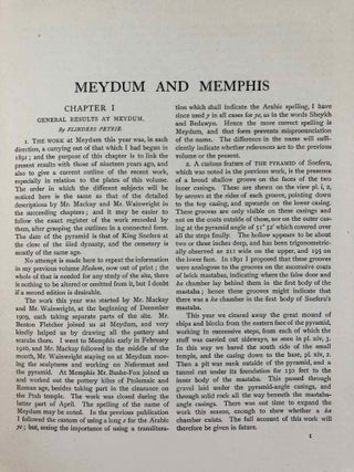 Memphis series, set of 6 volumes. Vol. I: Memphis I. Vol. II: The palace of Apries (Memphis II). Vol. III: Meydum and Memphis III. Vol. IV: Roman portraits and Memphis (IV). Vol. V: Tarkhan I and Memphis (V). Vol. VI: Riqqeh and Memphis VI. (complete for Memphis, not including Tarkhan II)[newline]M1294h-31.jpg