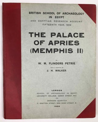 Item #M1294j Memphis II. The Palace of Apries. with PETRIE William M. Flinders, WAINWRIGHT G. A....[newline]M1294j-00.jpeg