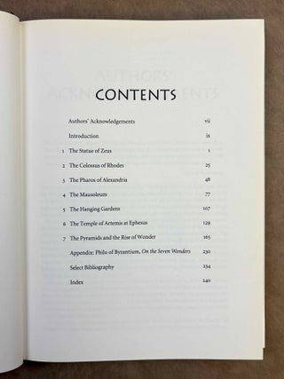 The seven wonders of the world. A history of the modern imagination.[newline]M12970-02.jpeg