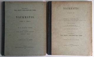 Item #M1297b Naukratis. Part I. 1884-5. Part II (complete set). PETRIE William M. Flinders[newline]M1297b.jpg