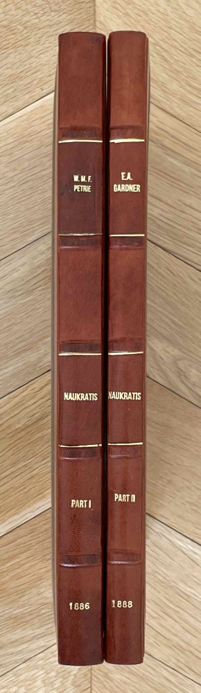 Item #M1297c Naukratis. Part I. 1884-5. Part II (complete set). PETRIE William M. Flinders - GARDNER Ernest.[newline]M1297c-00.jpeg