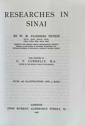 Researches in Sinai