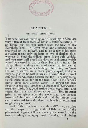 Researches in Sinai