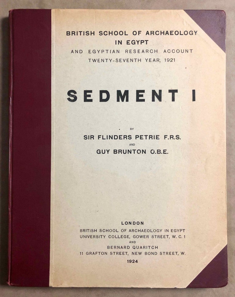 Item #M1307c Sedment I. PETRIE William M. Flinders - BRUNTON Guy.[newline]M1307c.jpg
