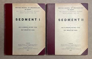 Item #M1307e Sedment. Vol. I & II (complete set). PETRIE William M. Flinders - BRUNTON Guy[newline]M1307e-00.jpeg