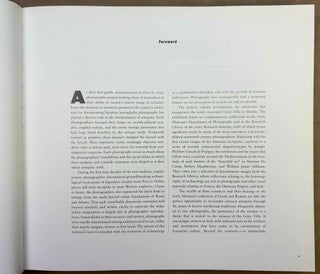 Antiquity & photography. Early views of ancient Mediterranean sites.