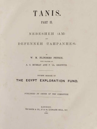 Tanis. Part I. 1883-4. Part II: Tanis II & Nebesheh (Am) and Defenneh (Tahpanhes) (complete set)[newline]M1311d-21.jpg